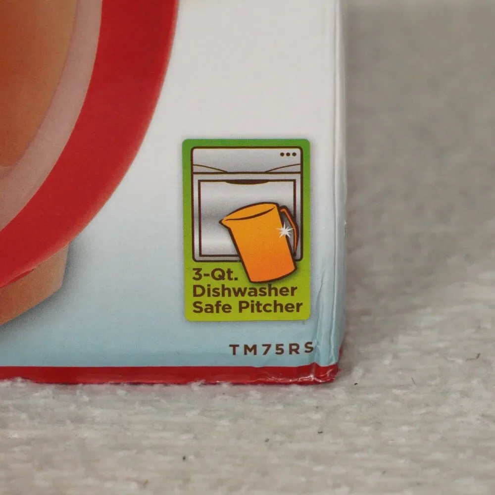 Mr. Coffee Iced Tea Maker 3 Quart Red Model TM75RS Brew Tea Bags or Tea Leaves